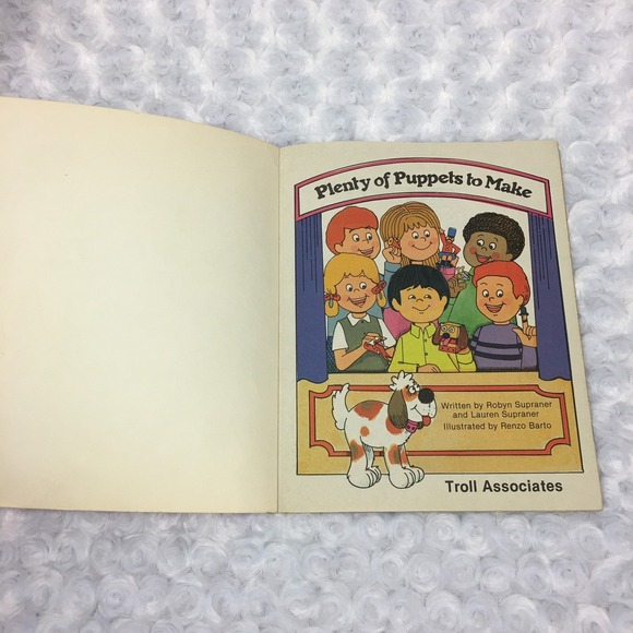 Plenty of Puppets to make Paperback‎ Childrens Book Troll Associates Vtg 1981 - Picture 5 of 7